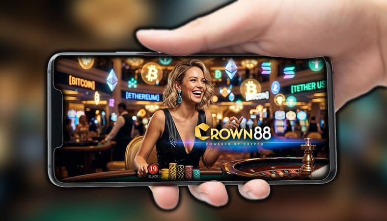 Mobile Gambling Crypto Casino CROWN88